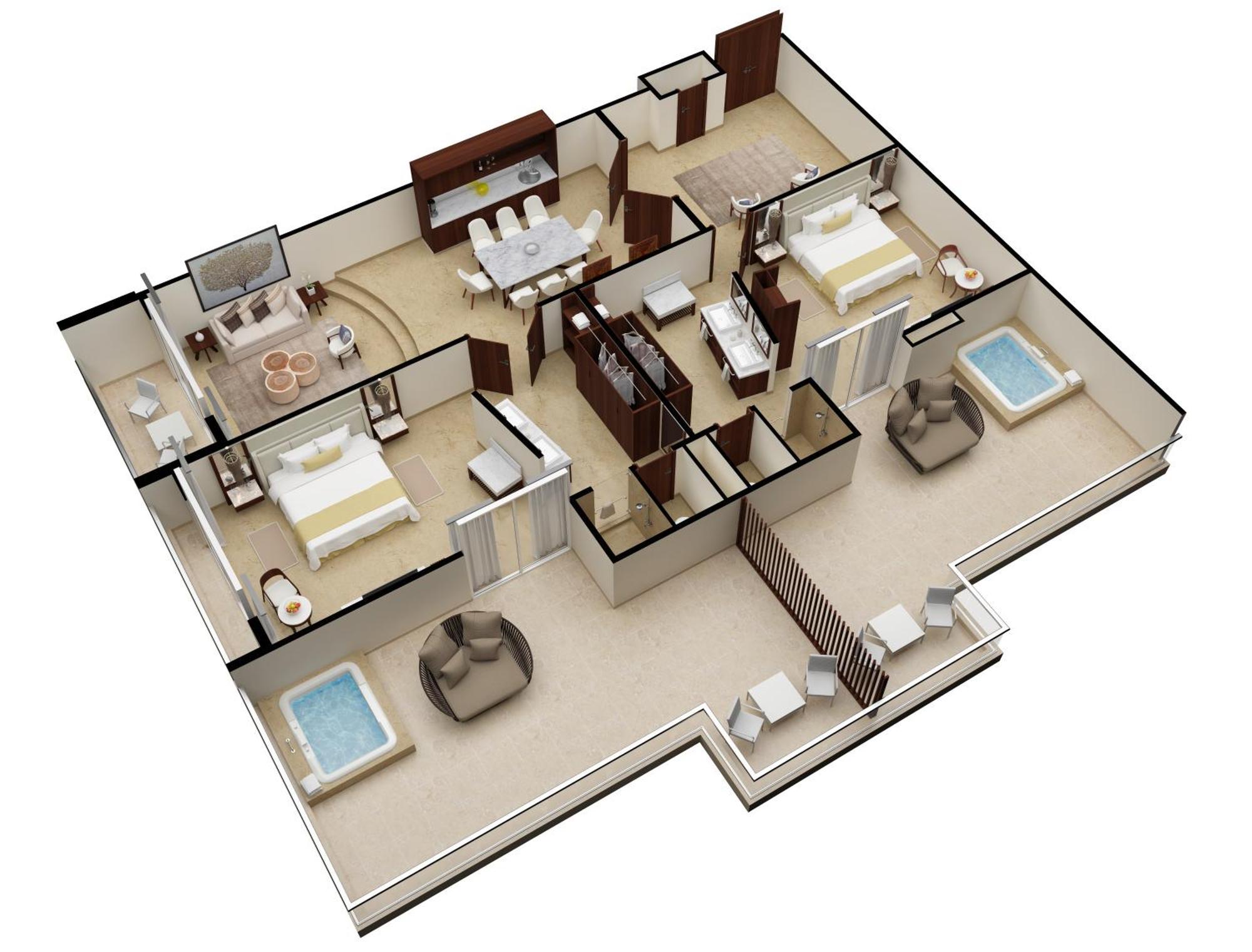 Sun Palace (Adults Only) Cancun Bilik gambar